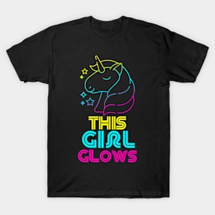 This Glows Tie Dye Team T-Shirt